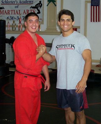 Frank Shamrock and Mike Jr.